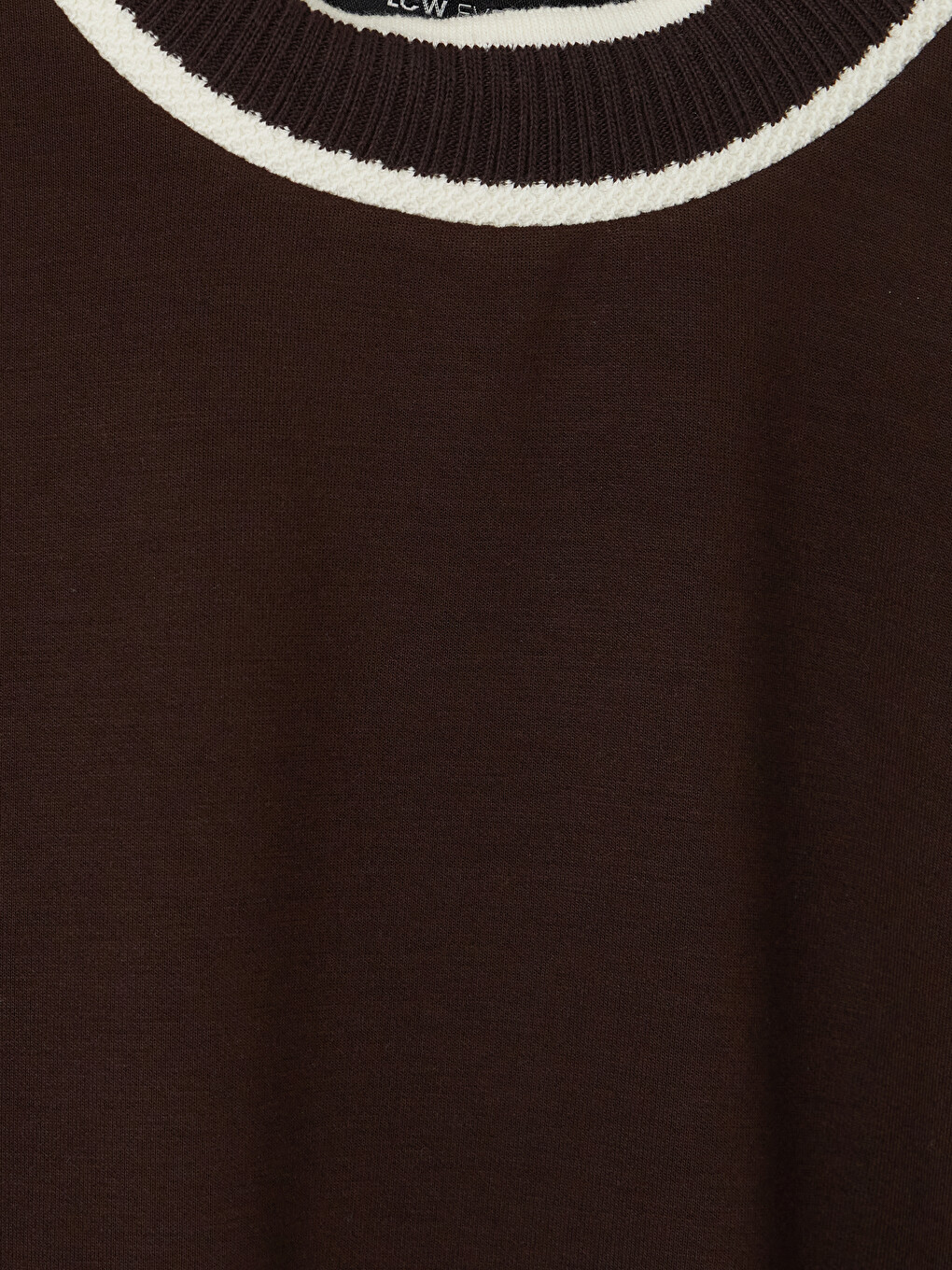 Woman Brown Sweatshirt Tunic-1