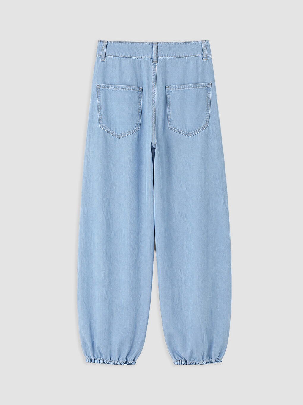 Mavi Balloon Fit Kız Çocuk Jean Pantolon-2