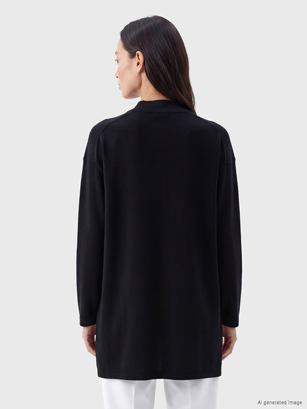 Woman Black Sweater-3