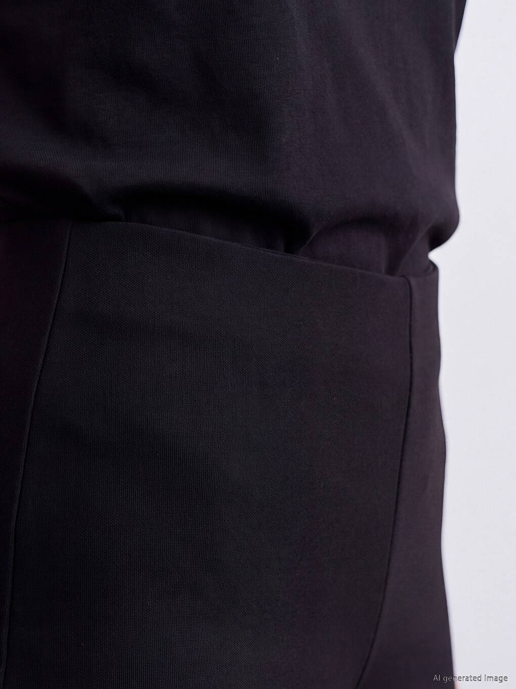 Waist Zippered Women's Trousers-3
