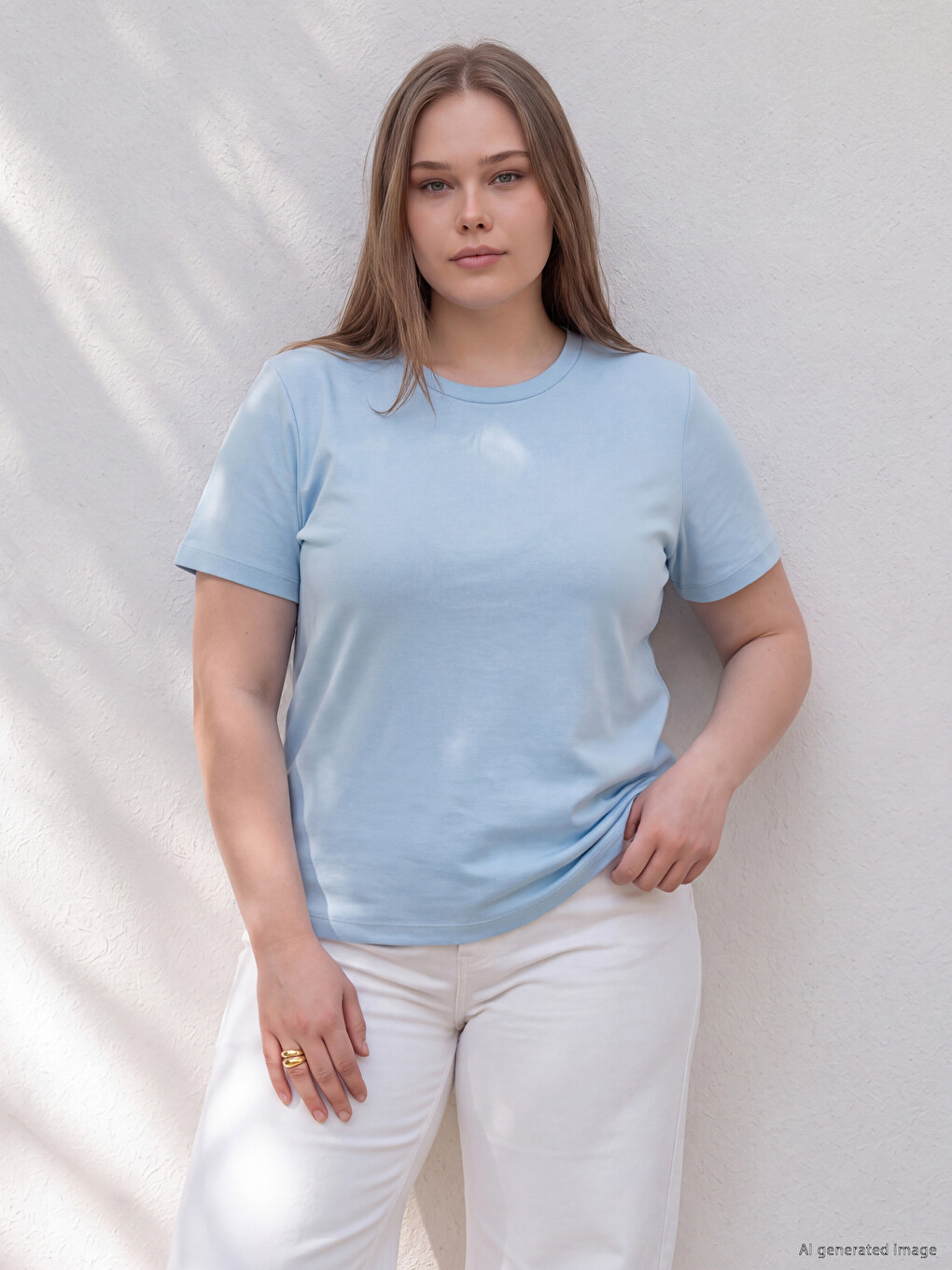 T-shirt Bleu Femme