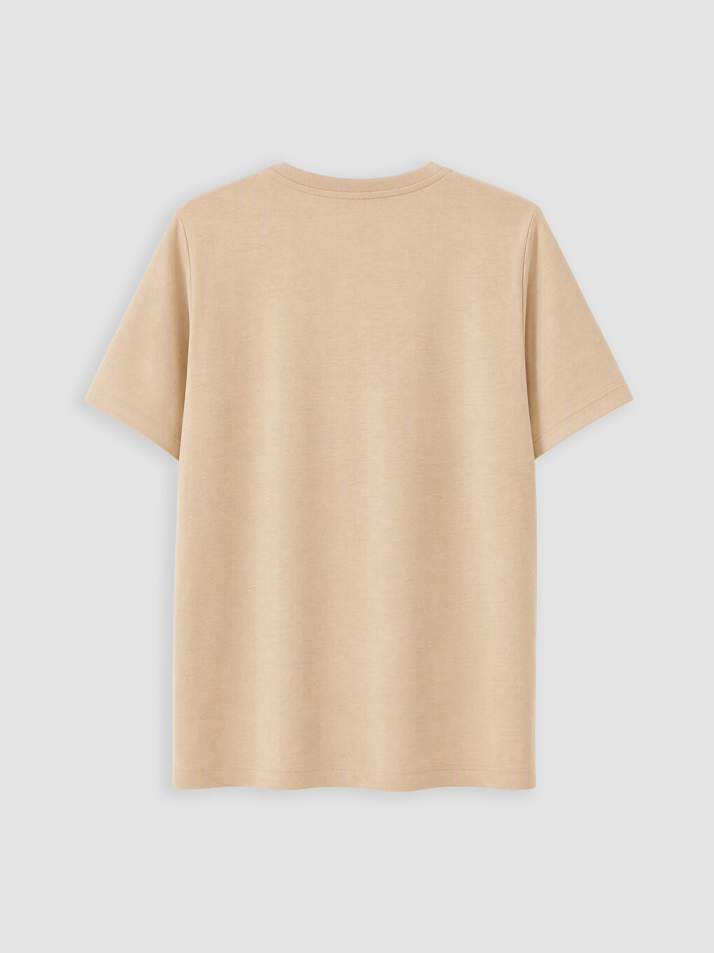 Femër Bezhe T-shirt-4