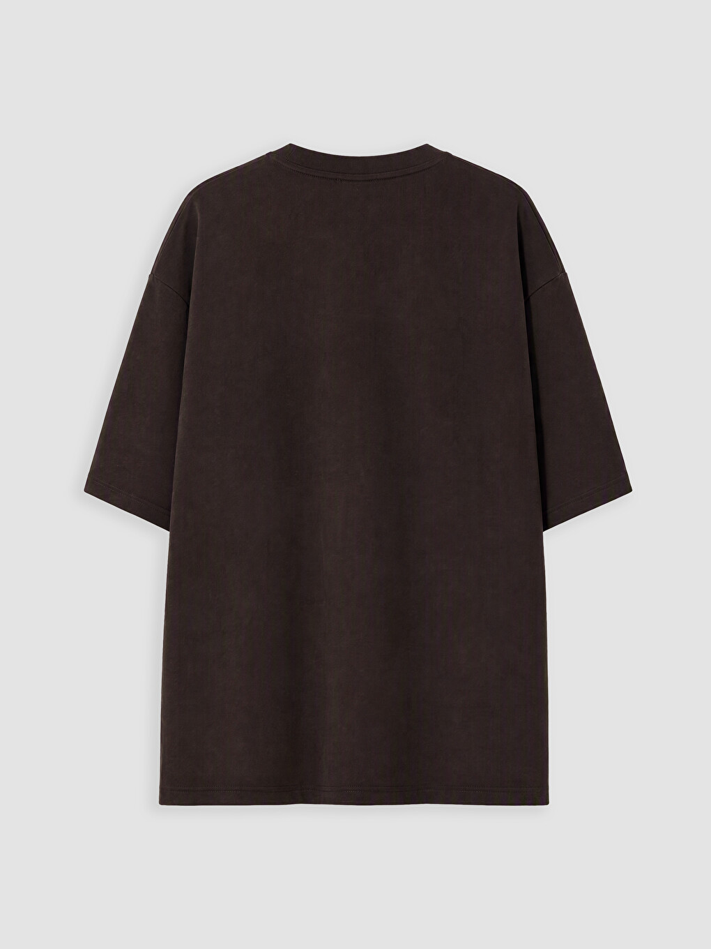 Femër Ngjyre Kafe T-shirt-2