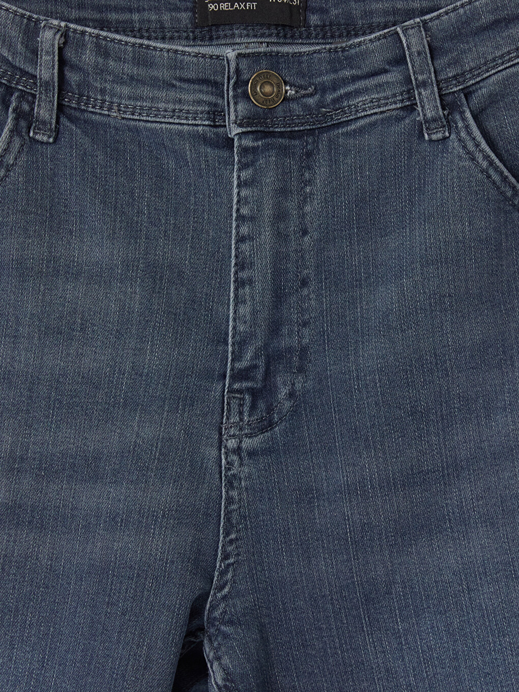 Gri 790 Relax Fit Erkek Jean Pantolon-2