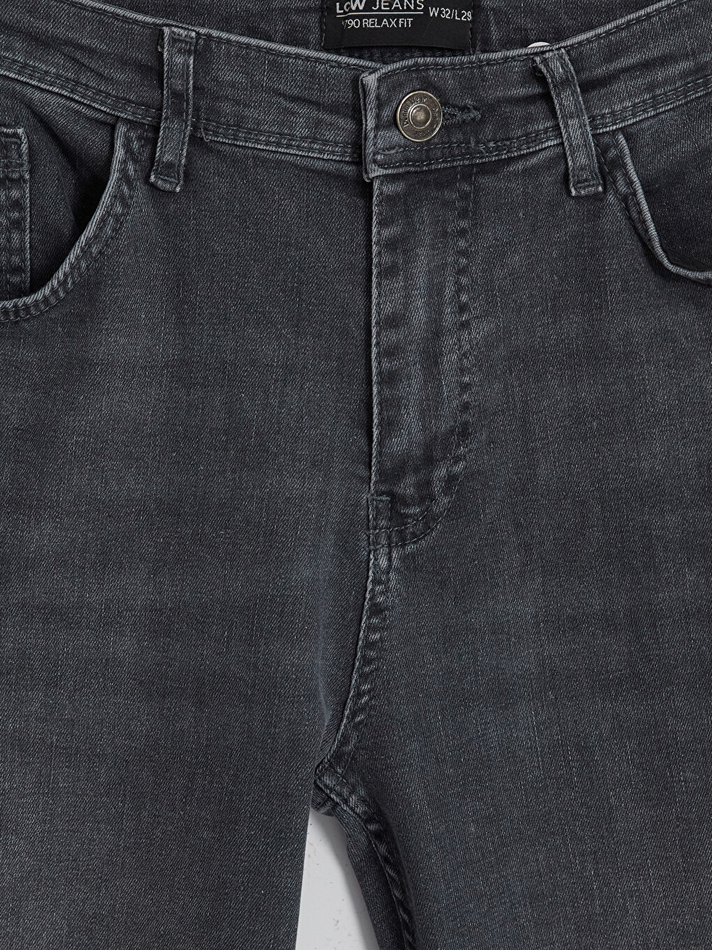 Gri 790 Relax Fit Erkek Jean Pantolon-1