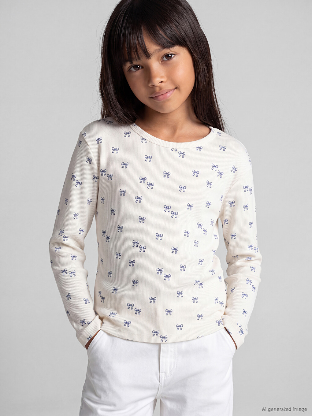Printed Girls' T-shirt 2 Pack-2