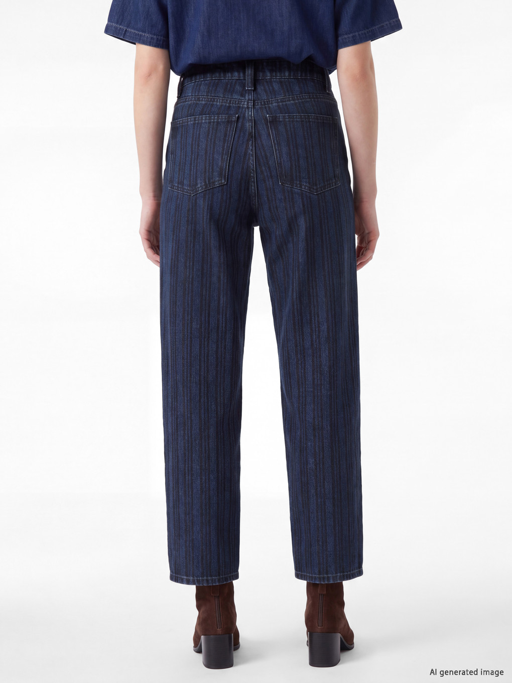 Striped Baggy Jean-3