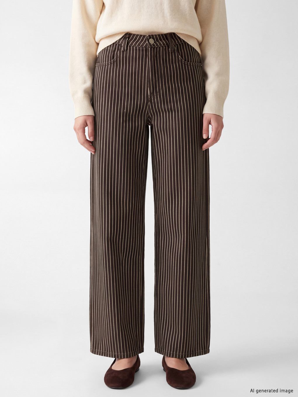 Striped Wideleg Jean-1