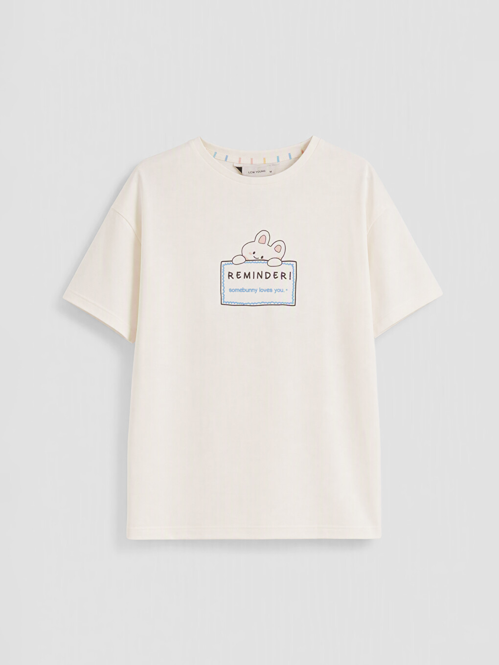 Ekru Bisiklet Yaka Kadın Şortlu Pijama Takımı-5