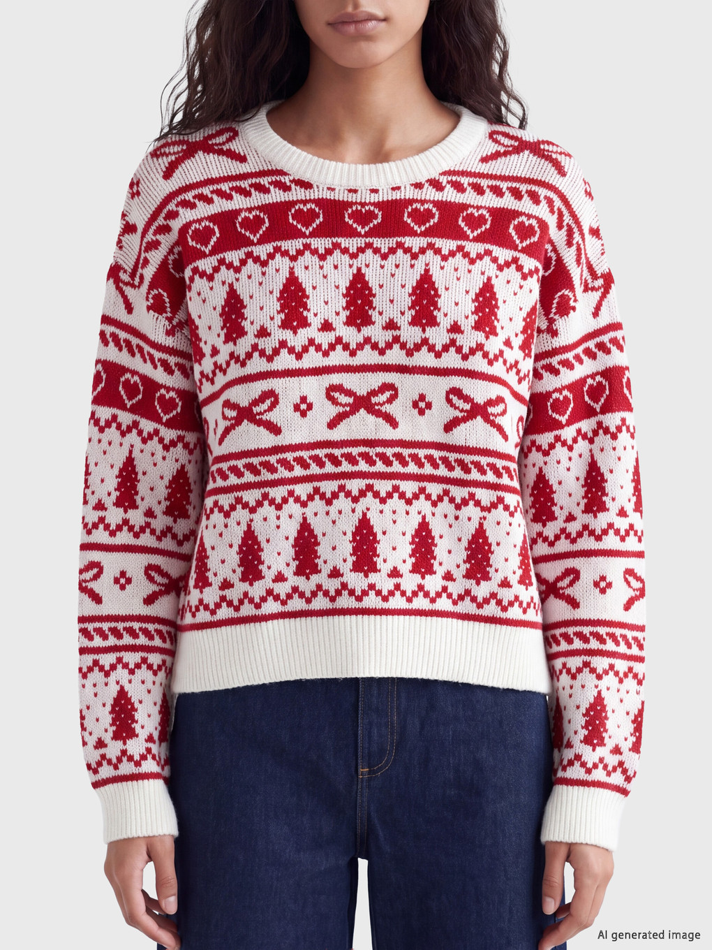 Woman Ecru Sweater-2