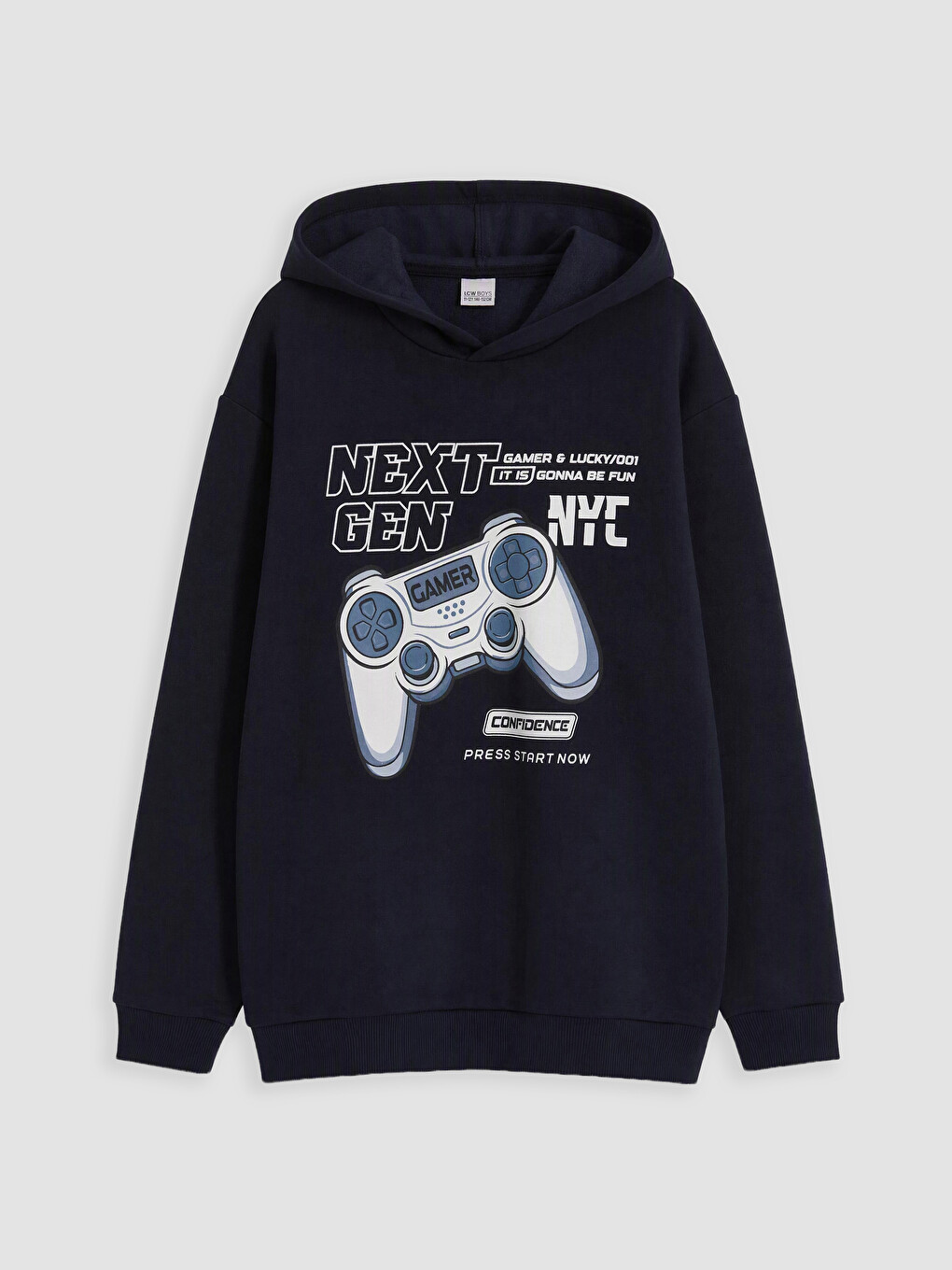 Printed Boys' Thick Sweatshirt