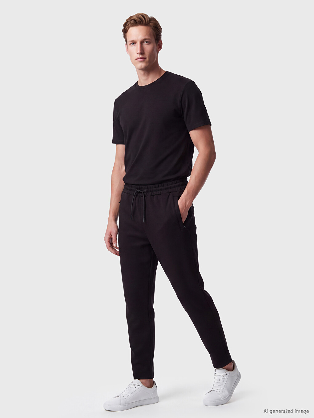 Crew Neck Dry Touch Men's T-shirt-1