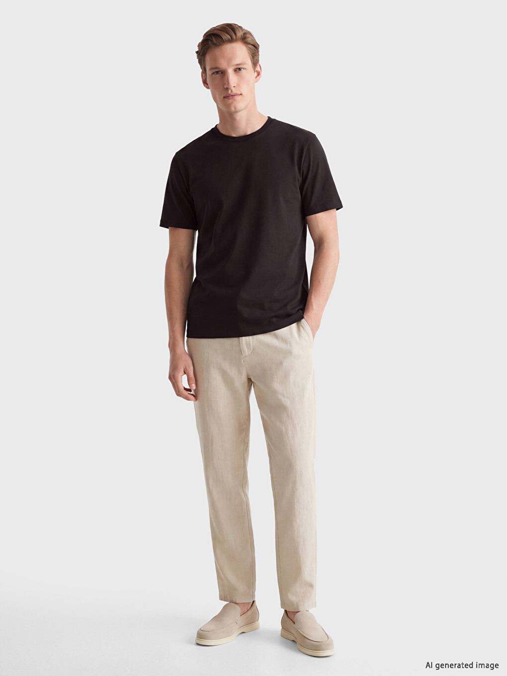 Crew Neck Dry Touch Men's T-shirt-1