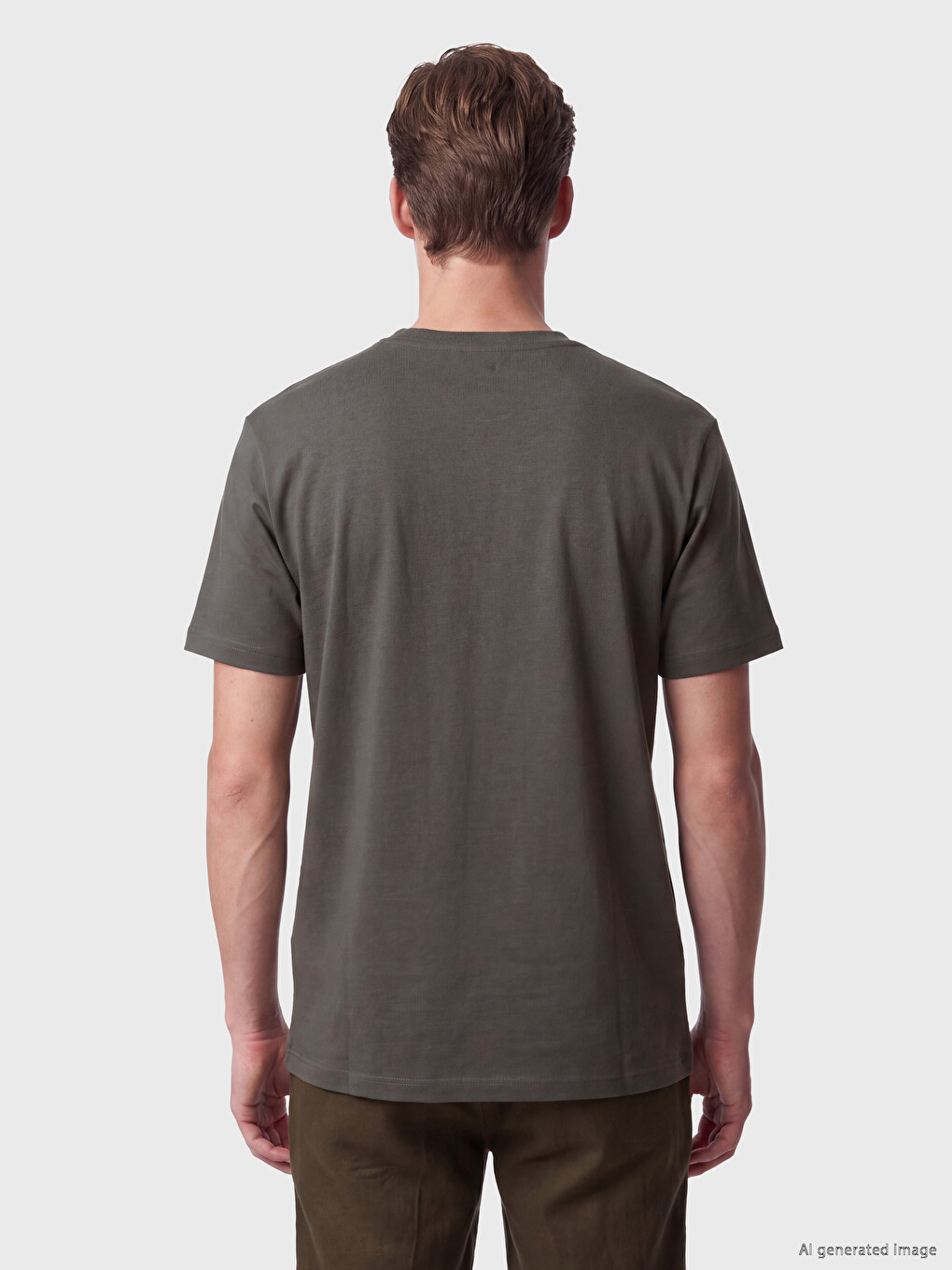 Crew Neck Dry Touch Men's T-shirt-3