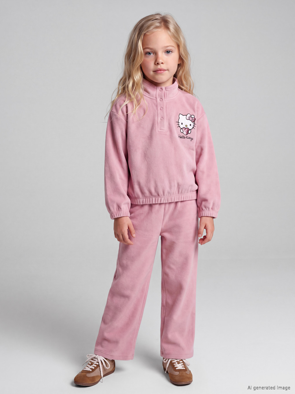 Hello Kitty Embroidered Girls' Set