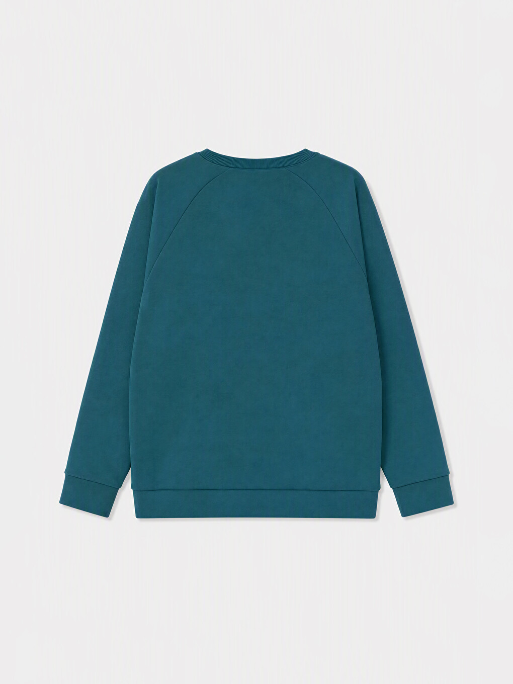 Petrol Kolay Giyilebilir Kız Çocuk Kalın Sweatshirt-3