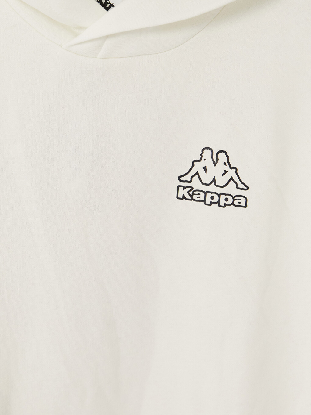 Ekru Nakışlı Erkek Hoodie-6
