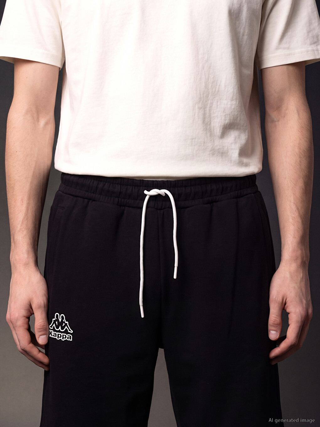 Pantallona Sportive Jogger Me Prerje Të Rregullt Për Burra-3