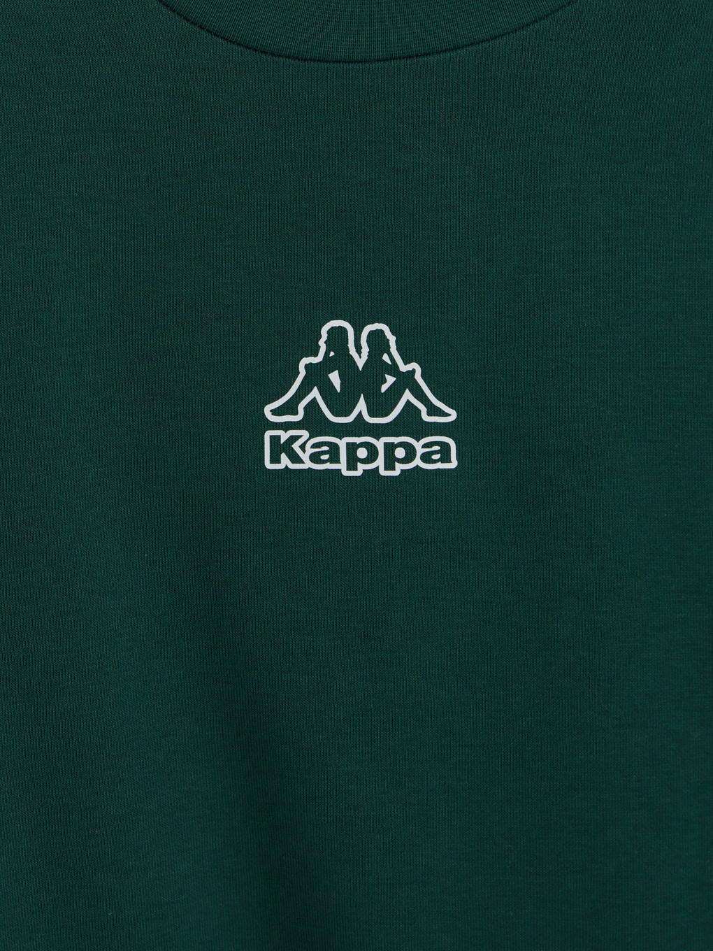 Yeşil Bisiklet Yaka Nakışlı Erkek Sweatshirt-7
