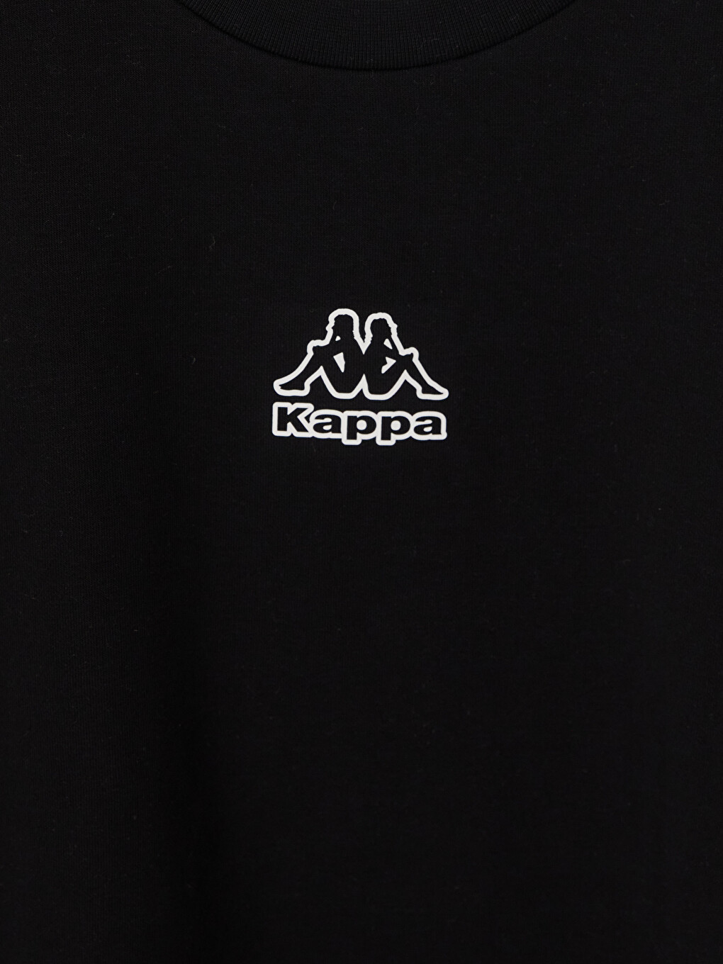 Siyah Bisiklet Yaka Nakışlı Erkek Sweatshirt-2
