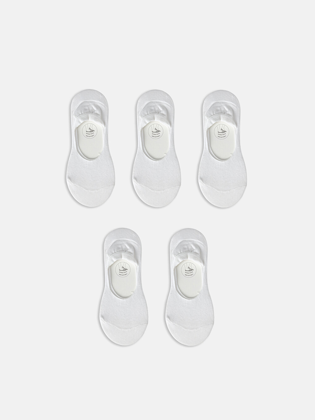 Non-slip Heel Women's Ballet Socks 5-pack