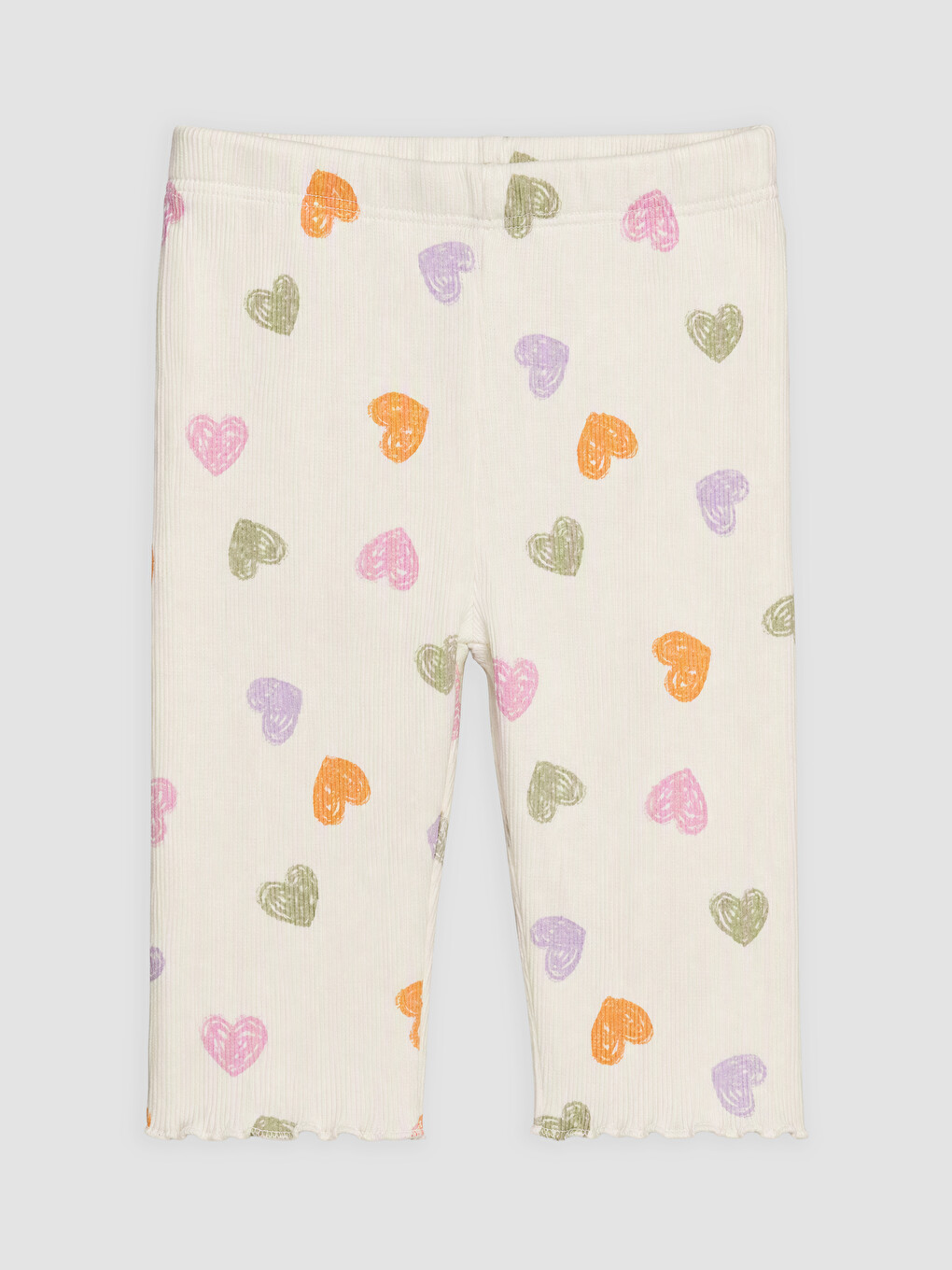 Patterned Baby Girls' Leggings 2 Pack-1