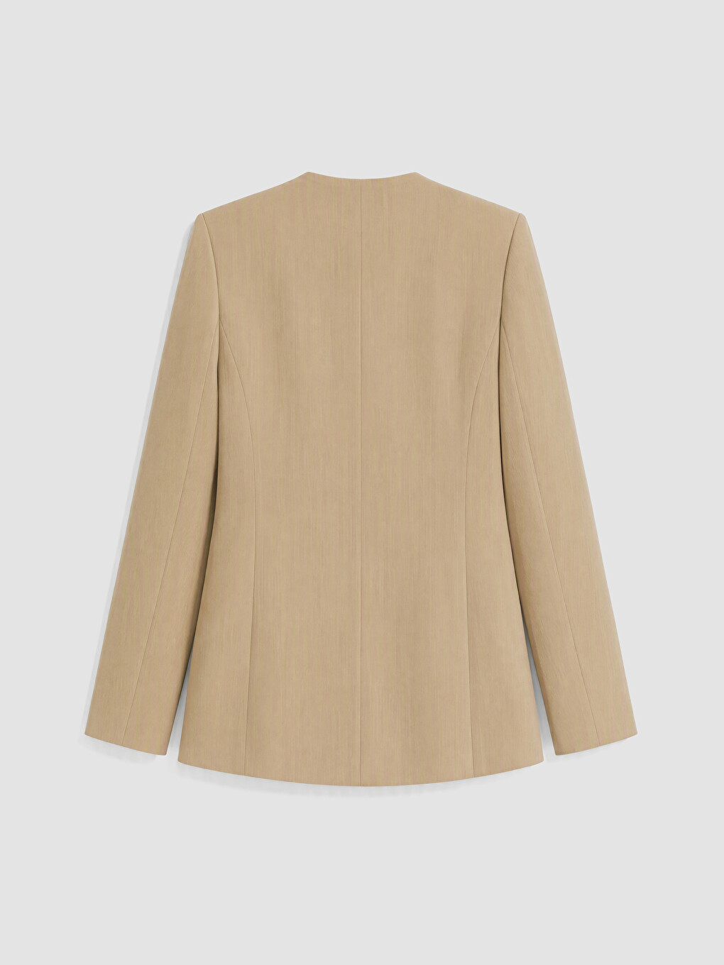 Kahverengi Kruvaze Yaka Bağlamalı Oversize Kadın Blazer Ceket-3