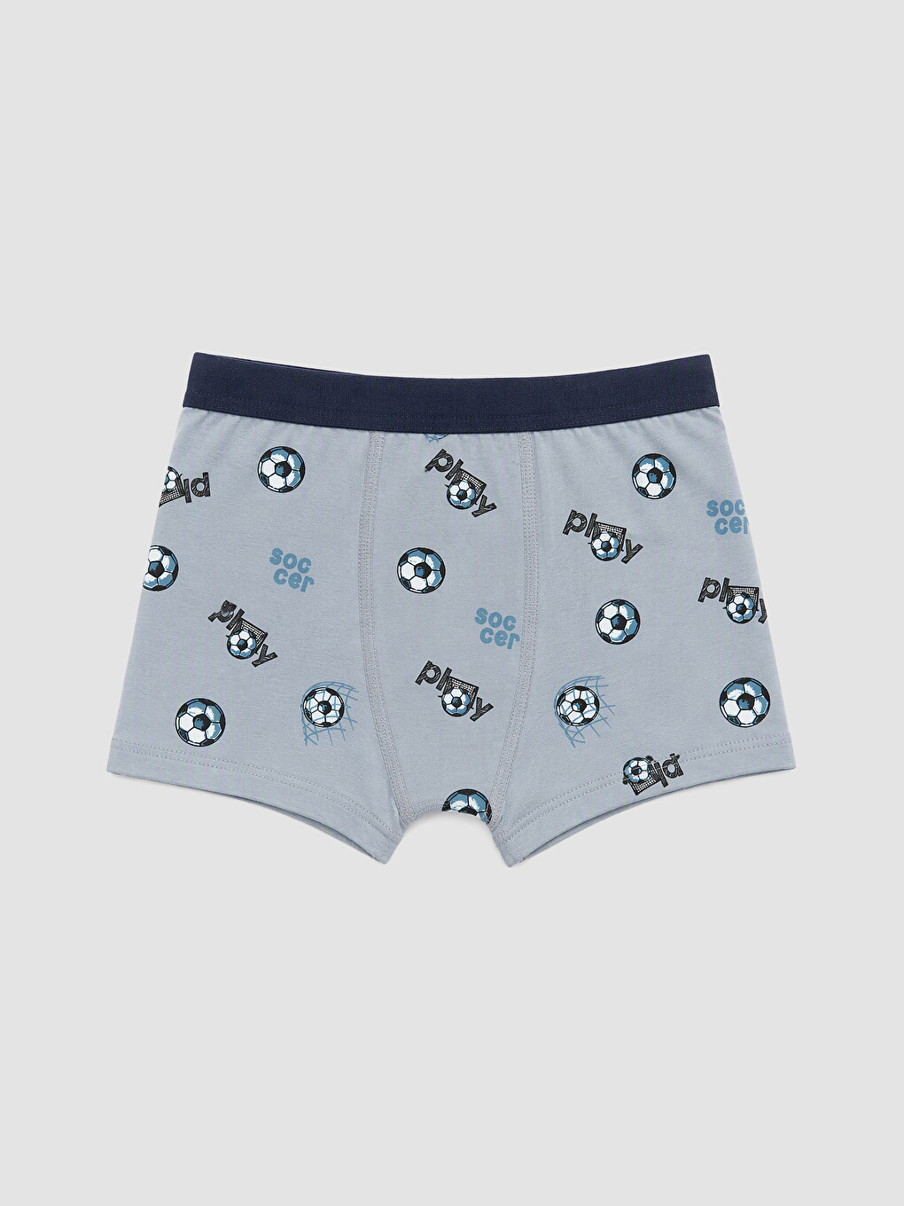 Gri 3'lü Erkek Çocuk Boxer-1