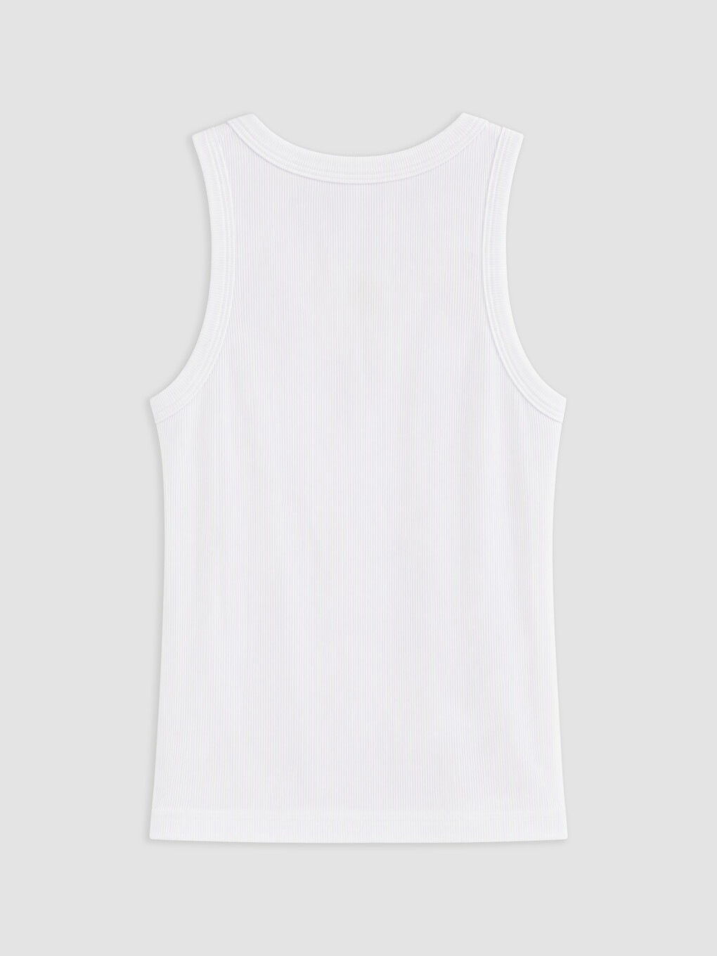 Crew Neck Women's Ribbed Tank Top-1