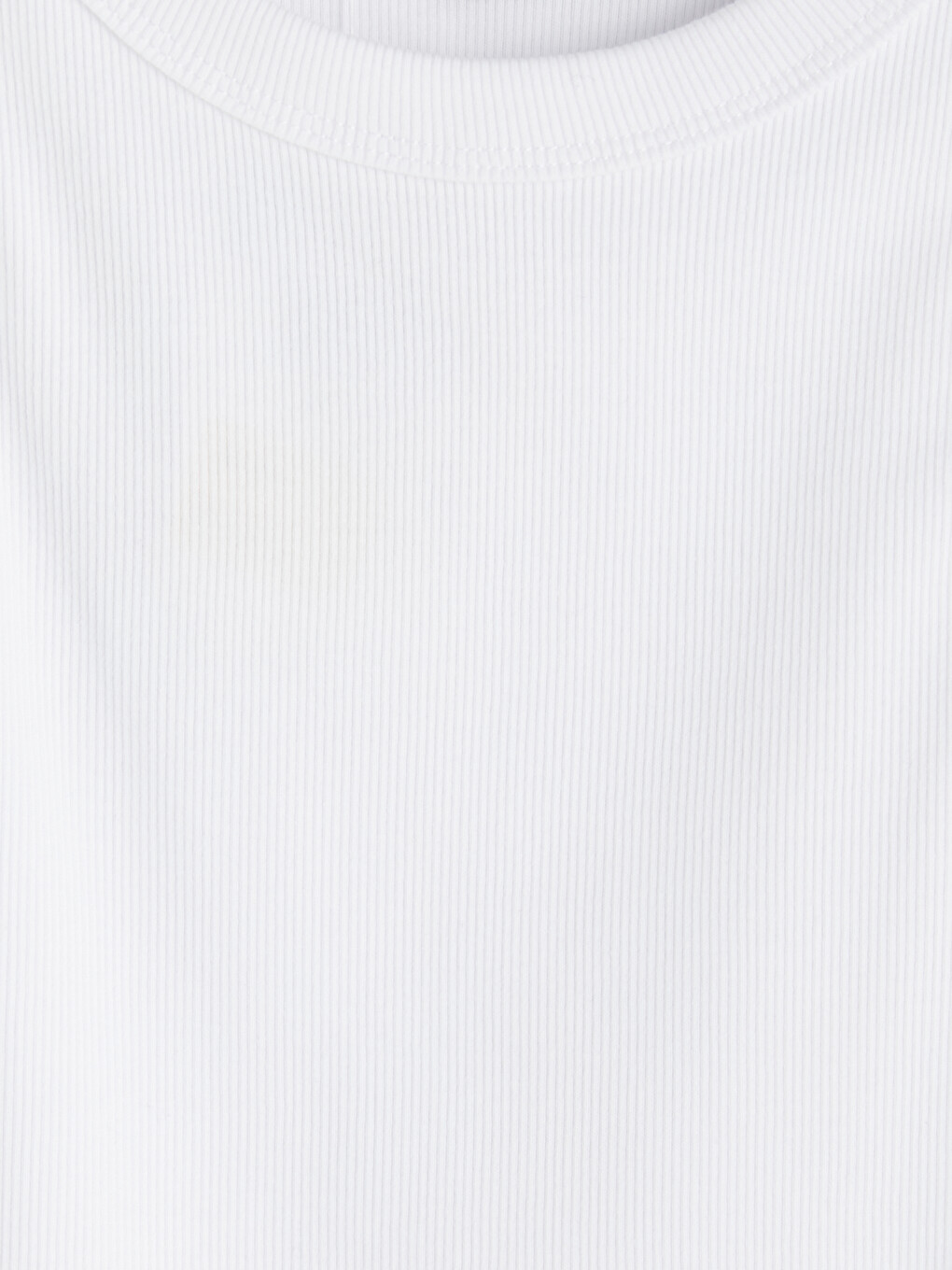 Crew Neck Women's Ribbed Tank Top-2