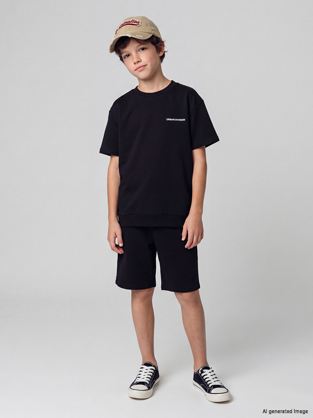 Printed Boys' Shorts Set-1