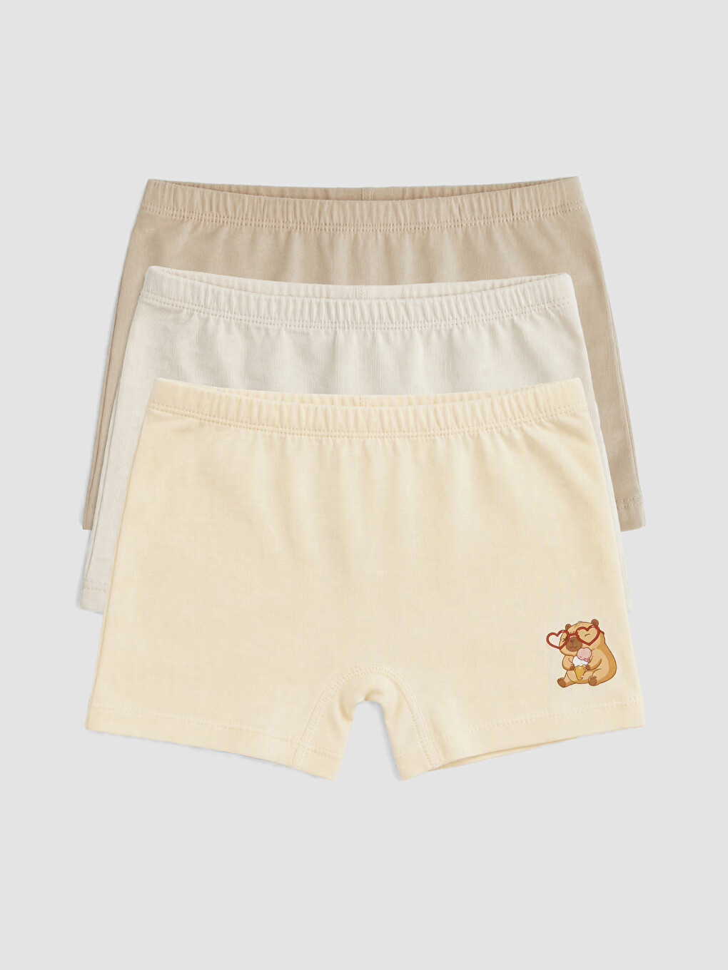 Printed Girls' Boxer 3-piece-5