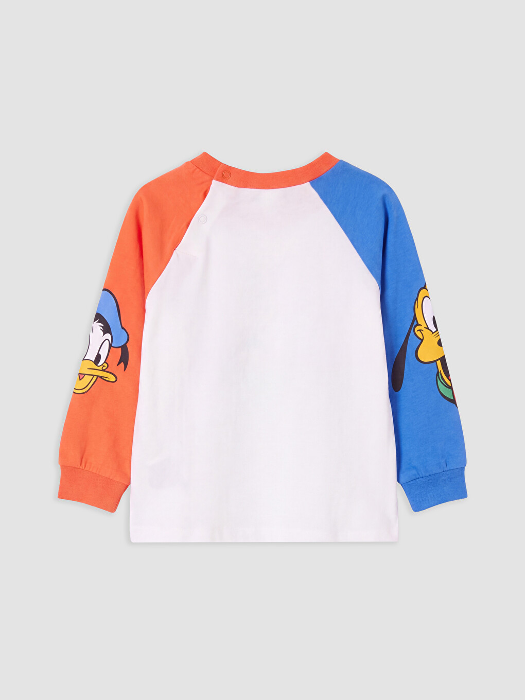 Ekru Mickey Mouse Baskılı Erkek Bebek Takım-2