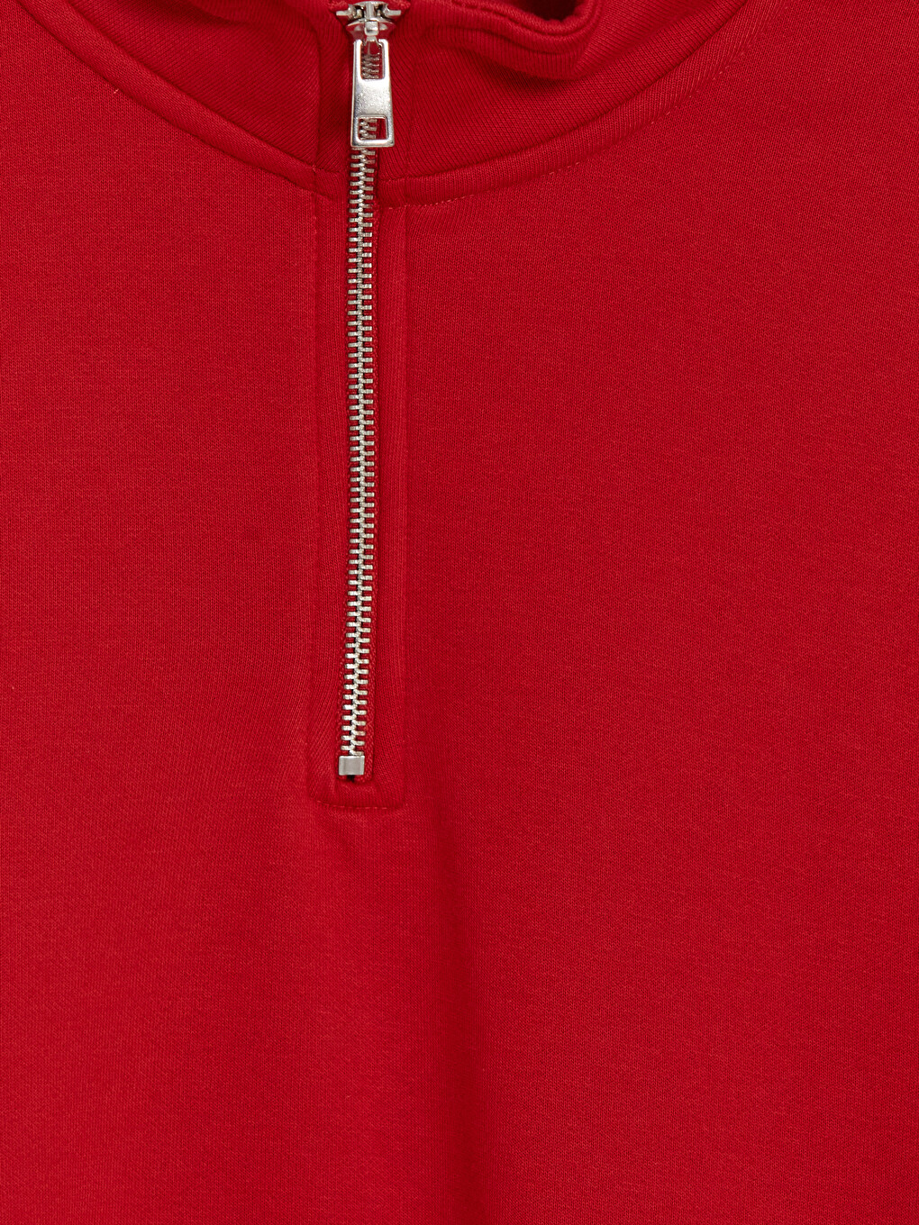 Half Zippered Mock Neck Men's Sweatshirt-6