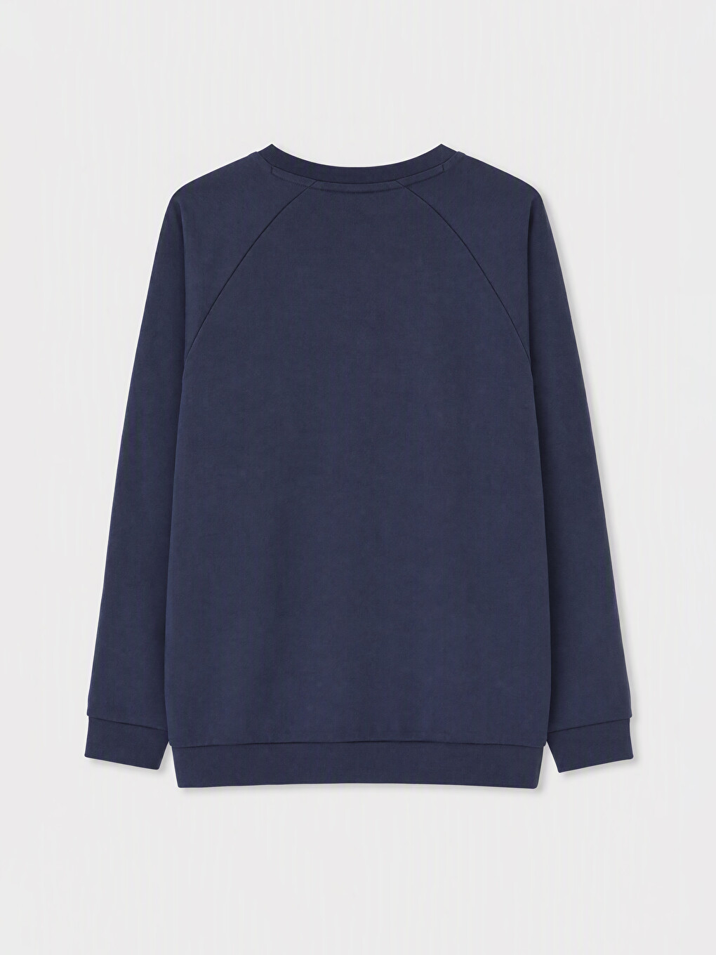 Lacivert Baskılı Kolay Giyilebilir Kız Çocuk Sweatshirt-5