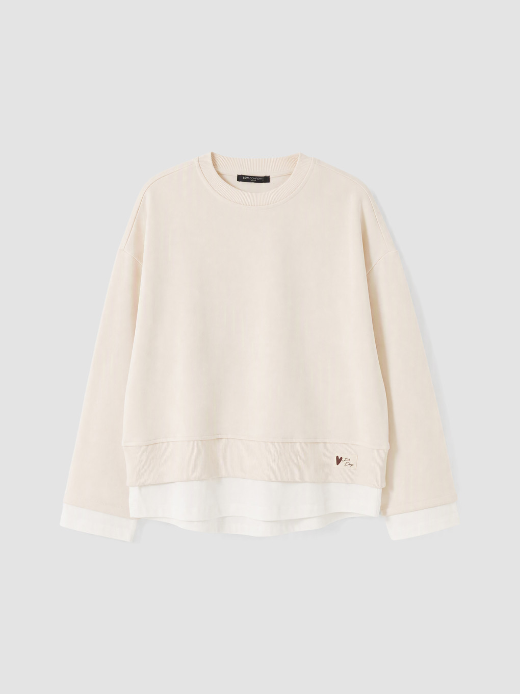 Woman Beige Sweatshirt