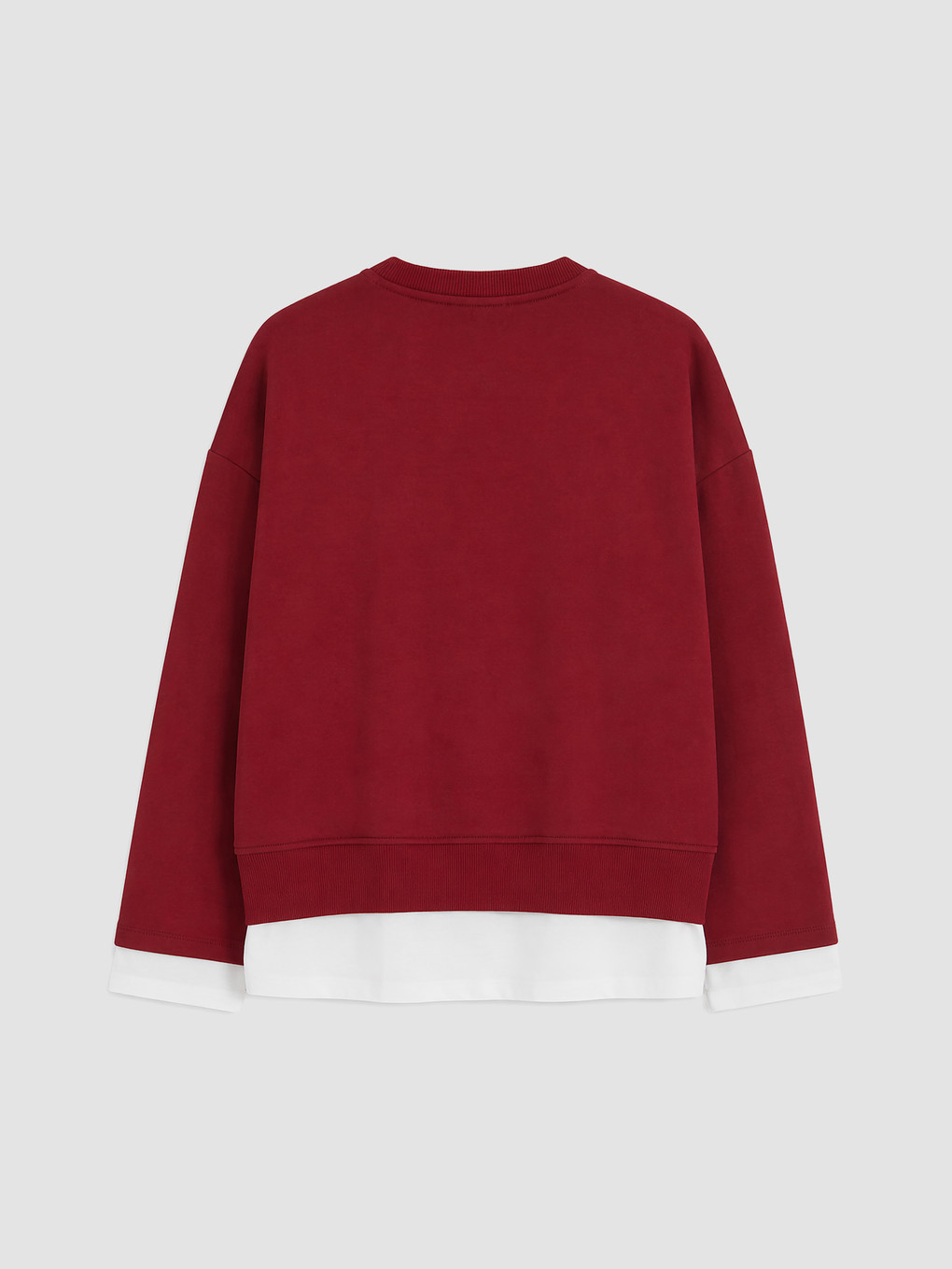 Woman Bordeaux Sweatshirt-2
