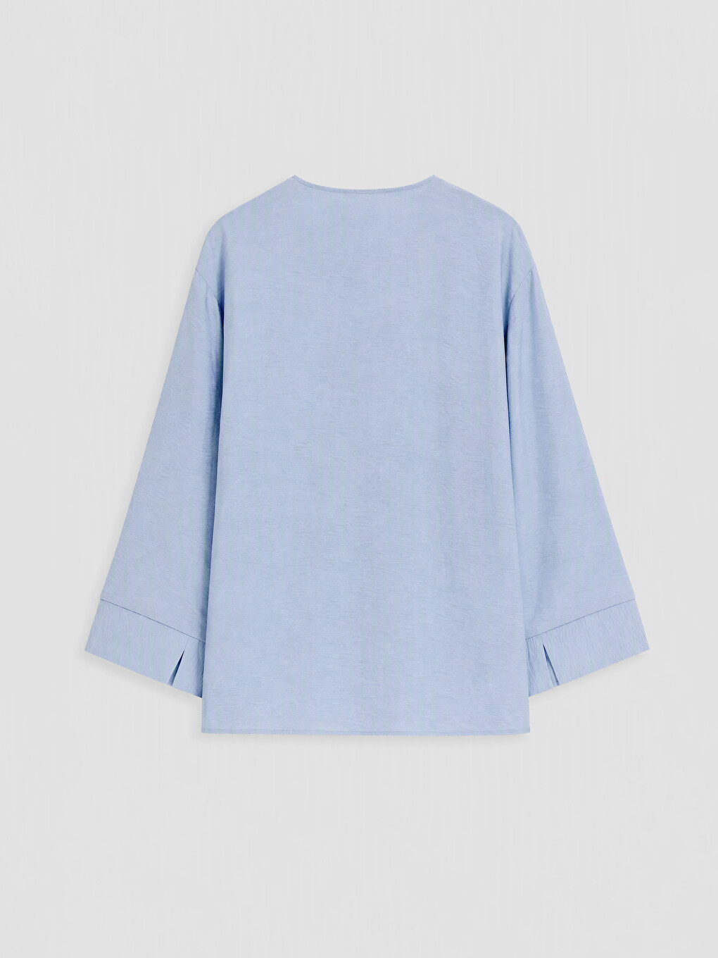 Žena Plava Bluza-1