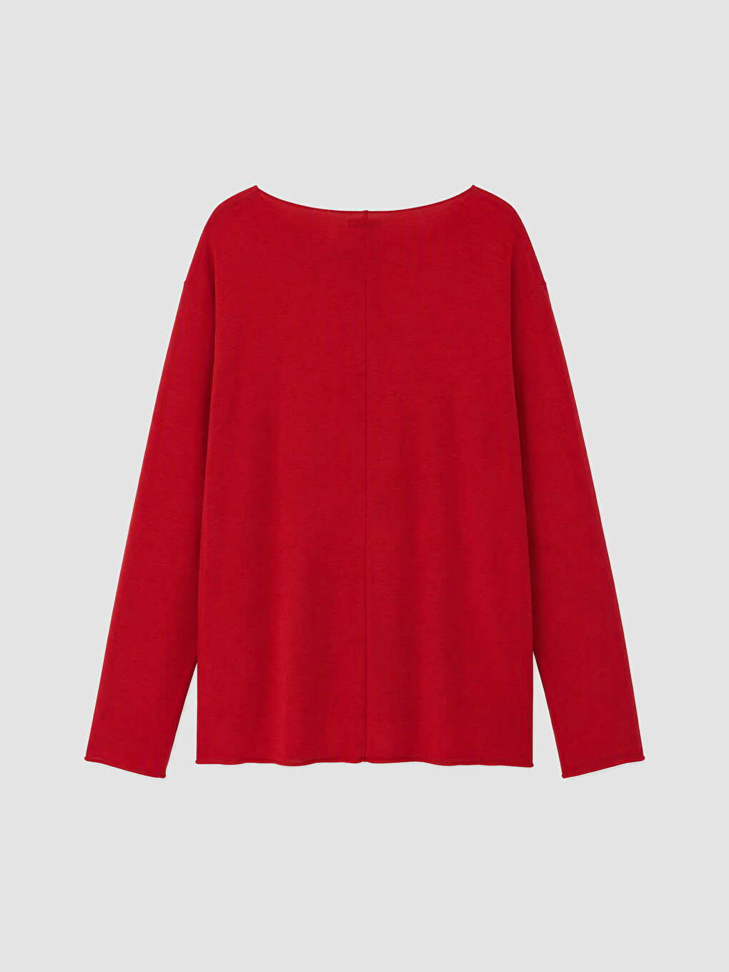Plus Size Boat Neck Blouse-2