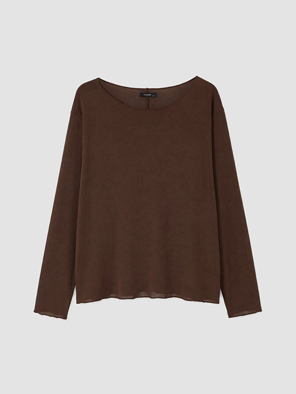 Plus Size Boat Neck Blouse