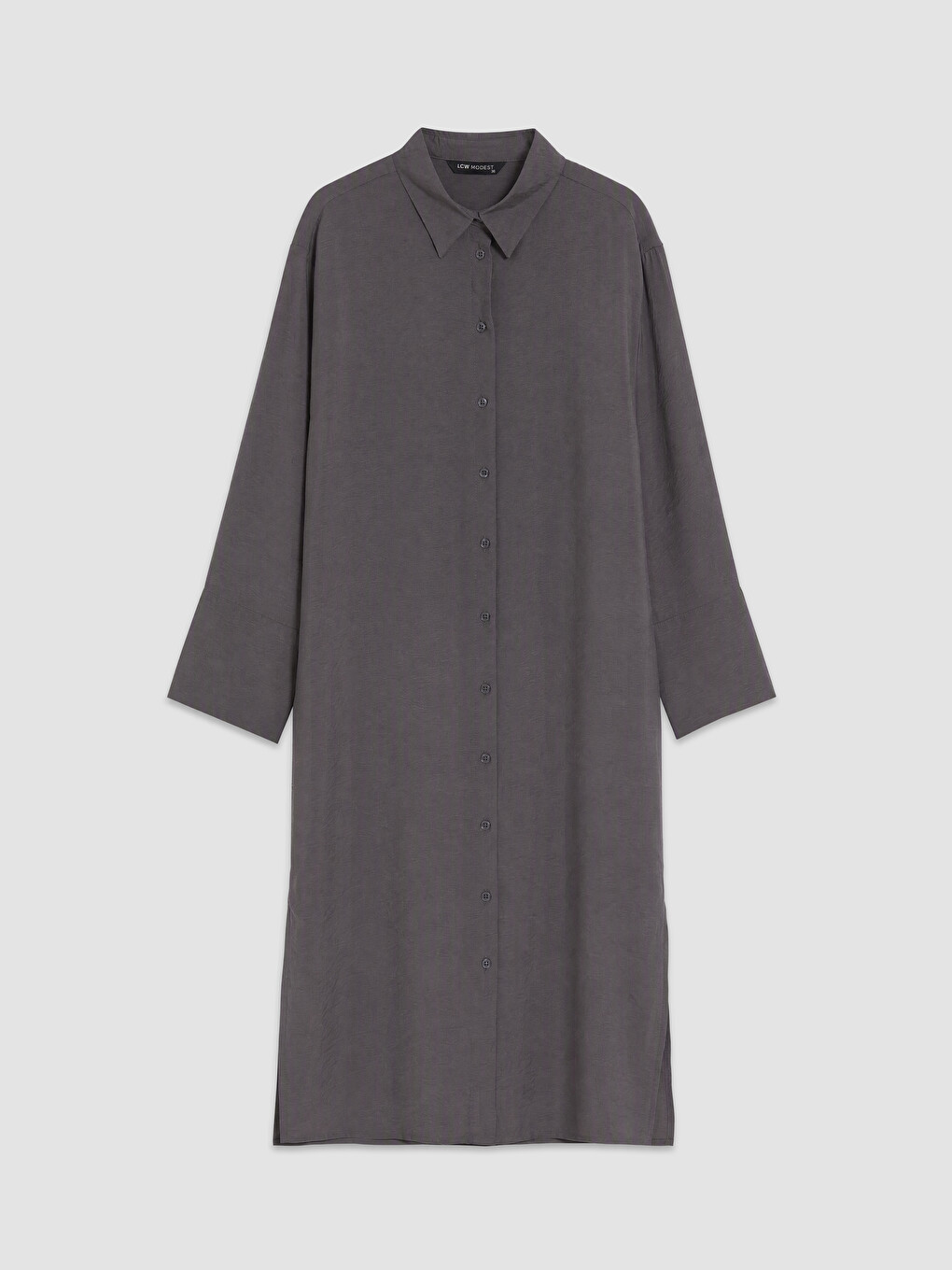 Woman Anthracite Shirt Tunic