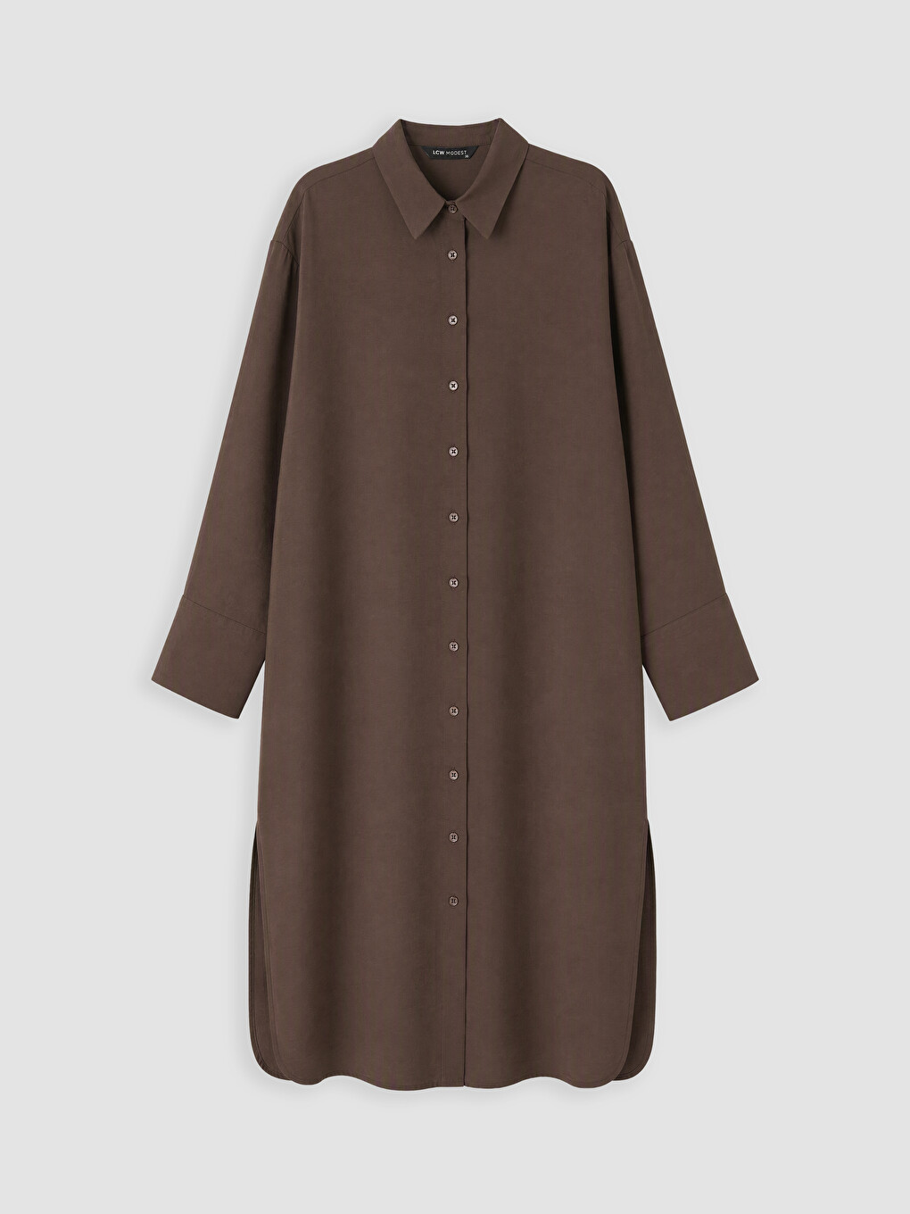 Tunikë Këmishë Oversize Me Modal Për Gra-4