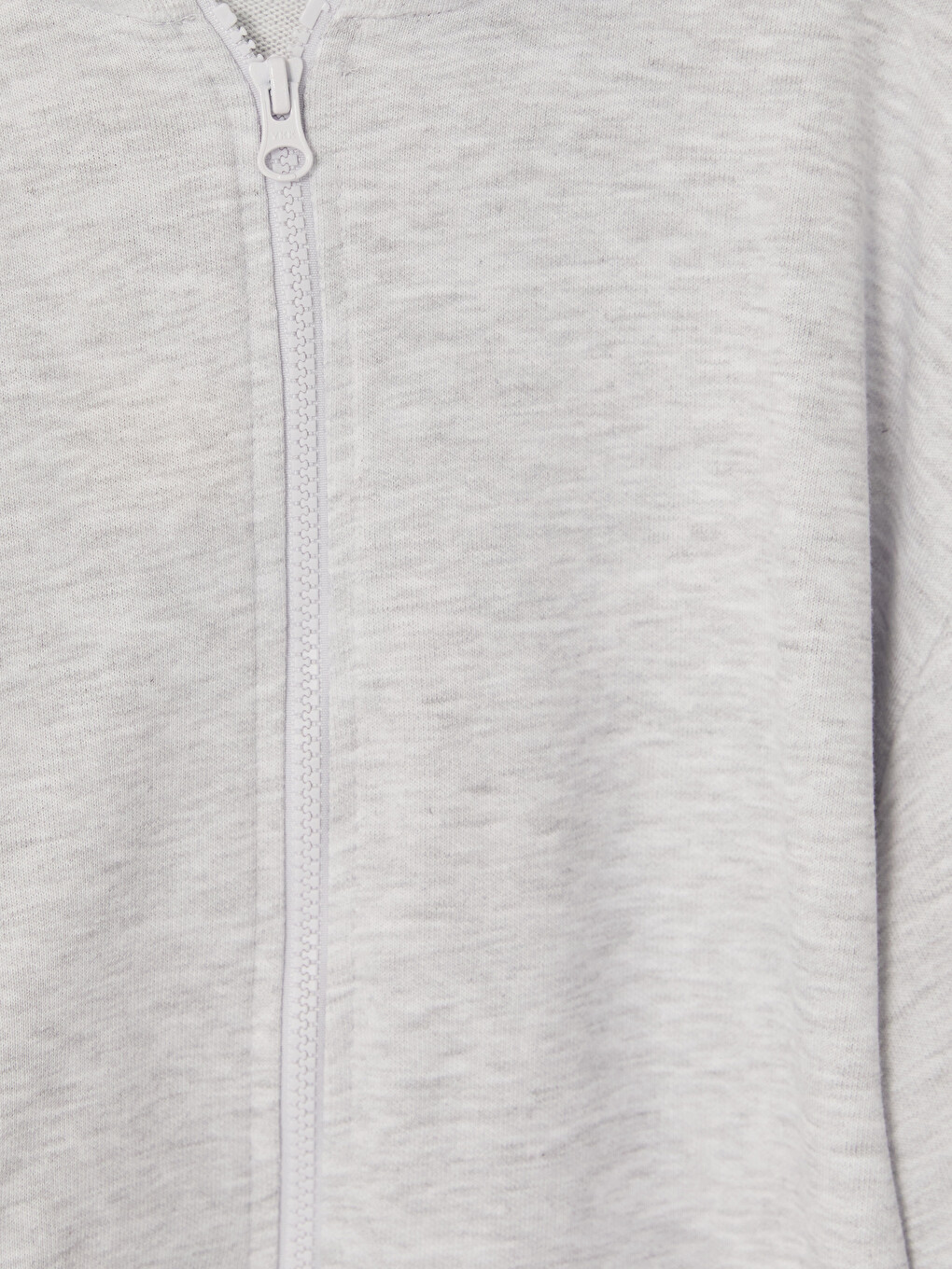 Gri Kapüşonlu Kız Çocuk Sweatshirt-2
