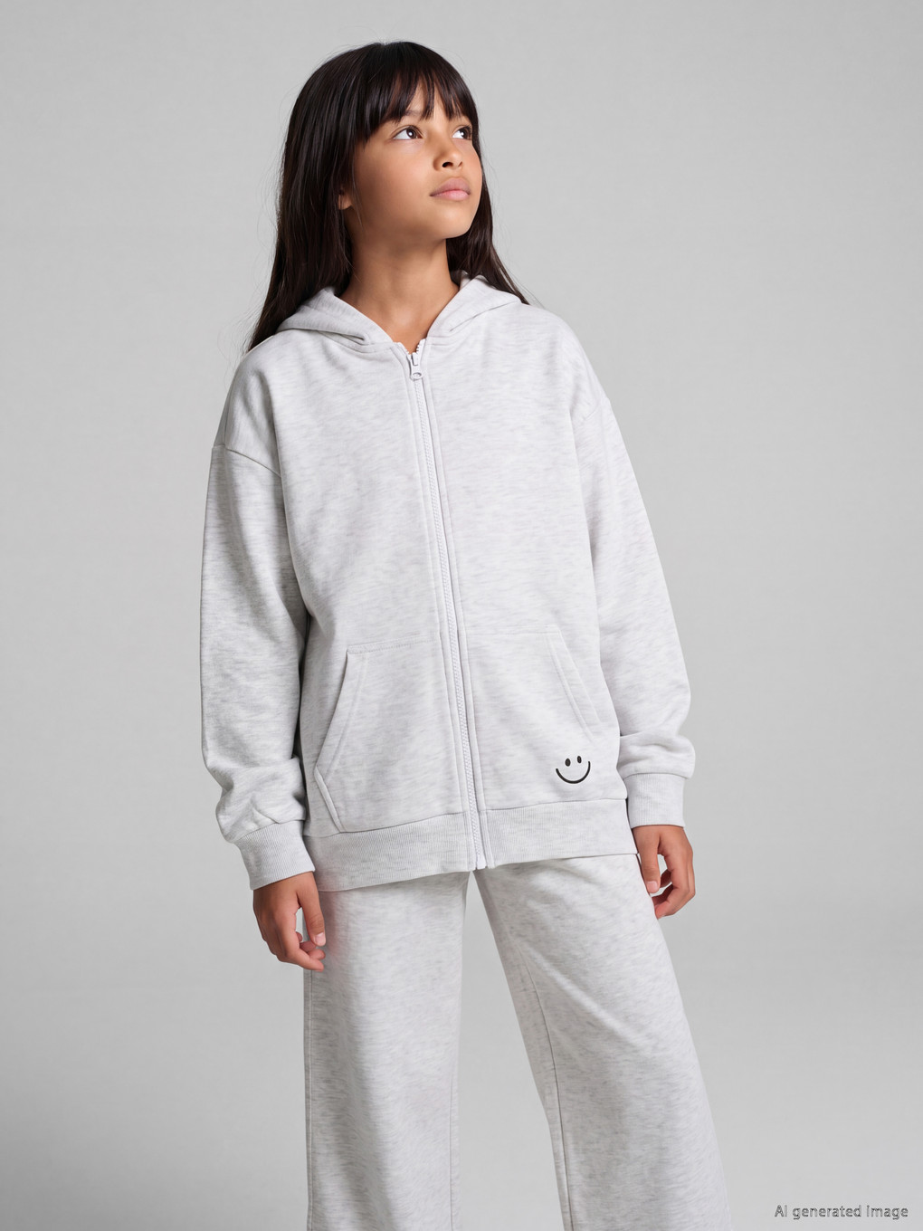 Hooded Girls' Sweatshirt-1