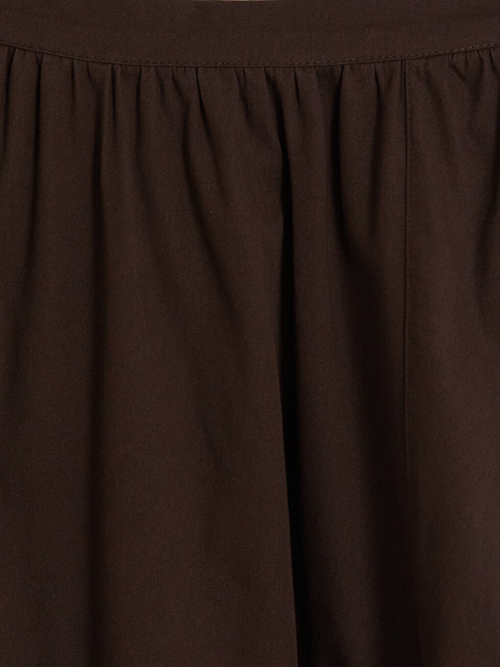 Elastic Waist Flared Skirt-2