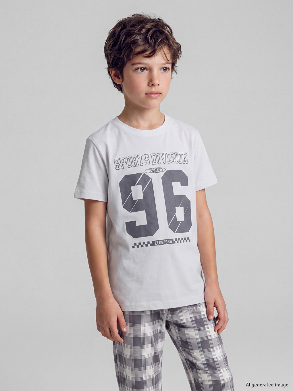 Printed Boys' Pyjamas Set-1