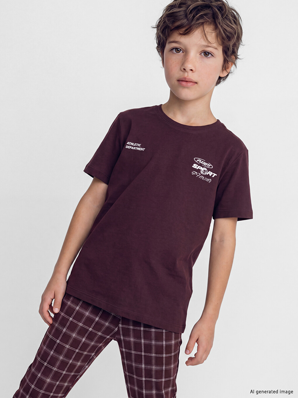 Crew Neck Boys' Pyjamas Set-1