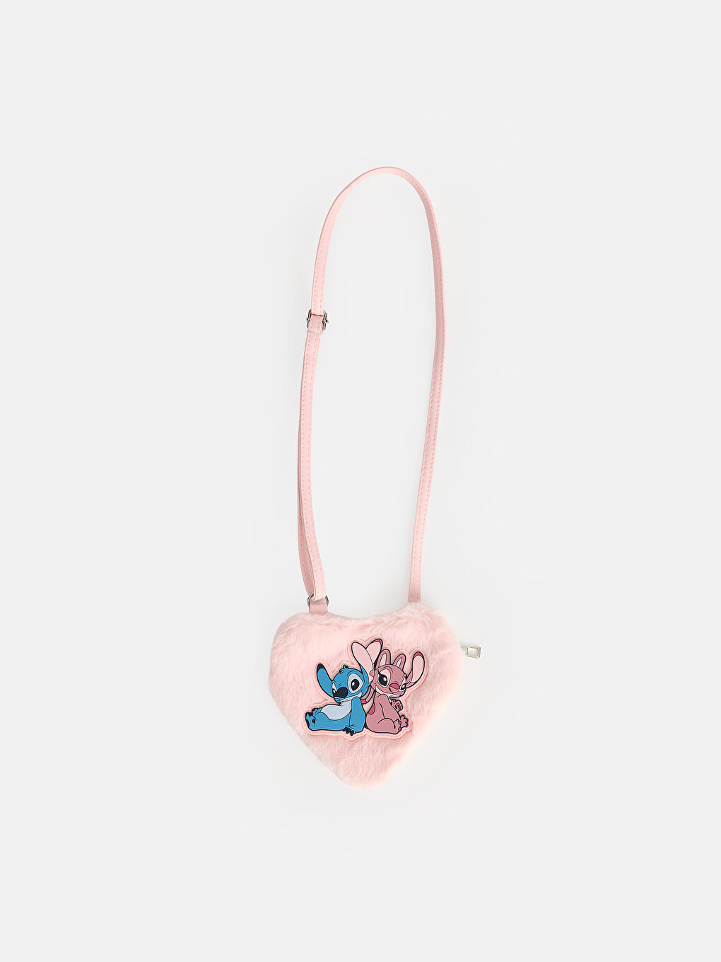 Pembe Lilo Ve Stitch Baskılı Kız Çocuk Omuz Çantası