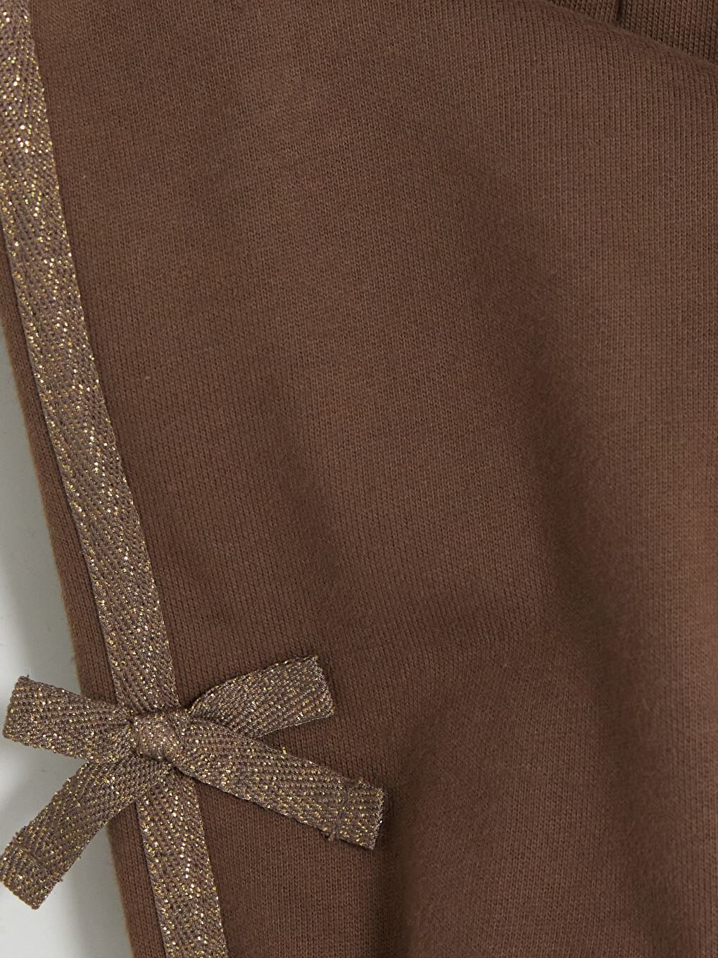 Baby Girl Brown Jogger Sweatpants-1