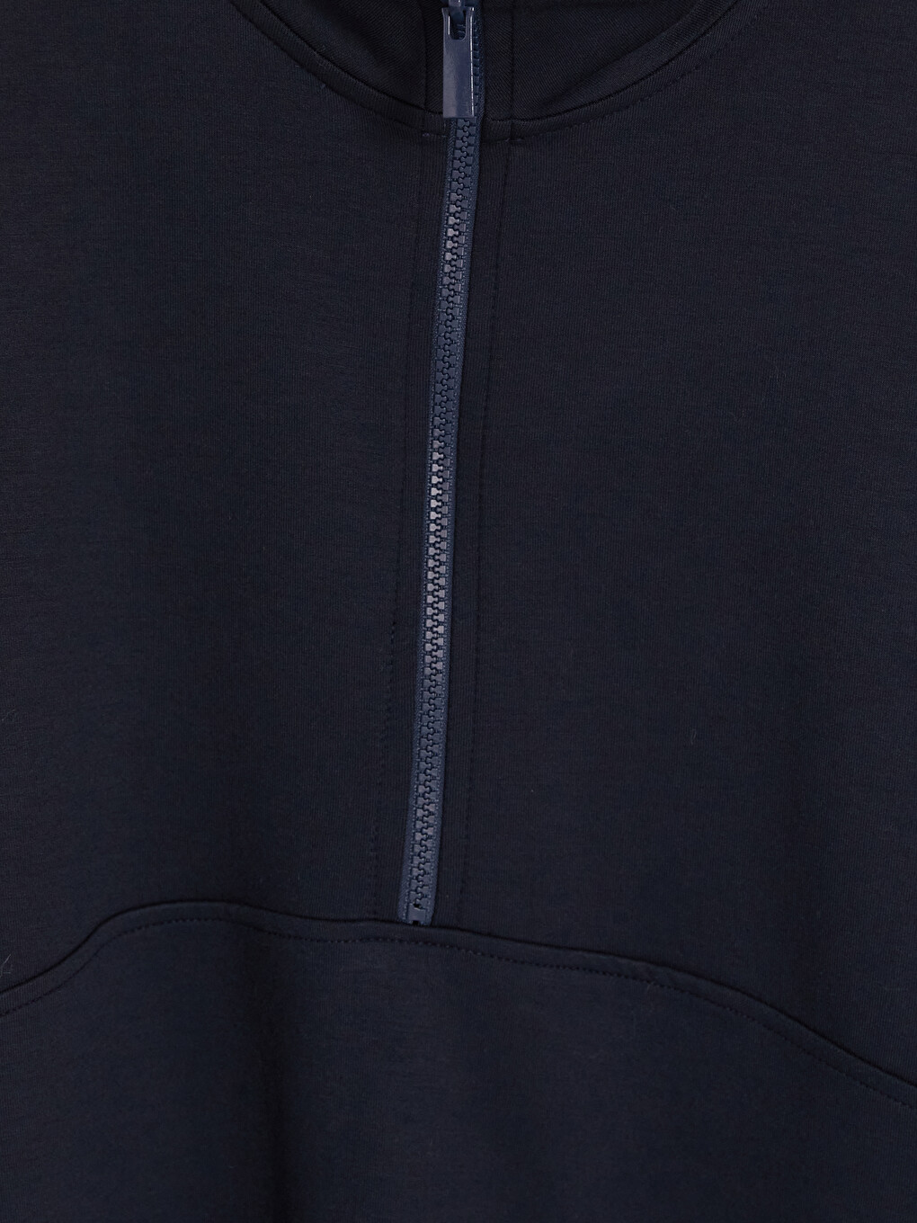 Lacivert Oversize Soft Touch Kadın Sweatshirt Tunik-2